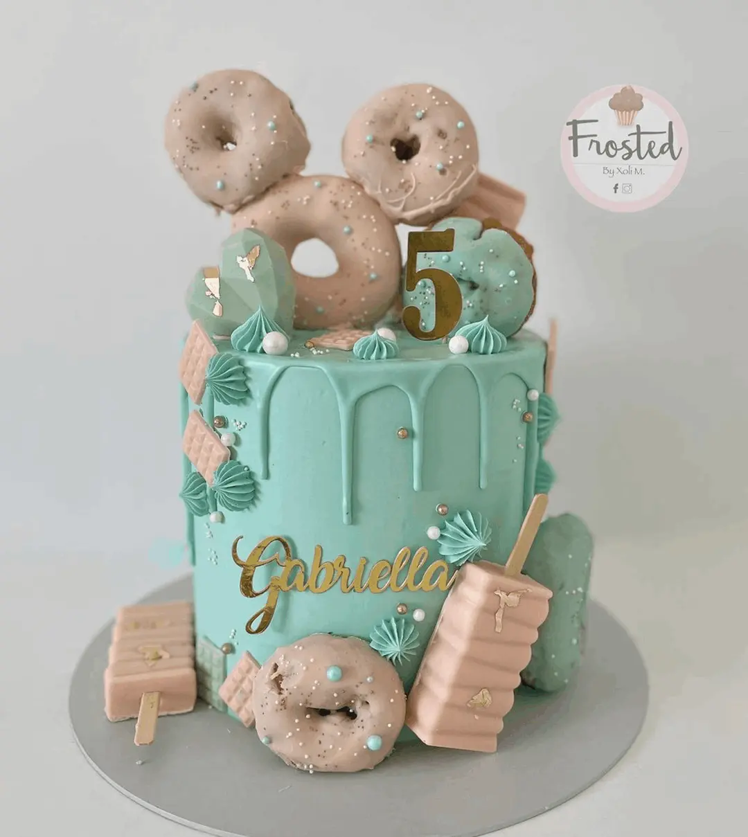 Tall celebration cake